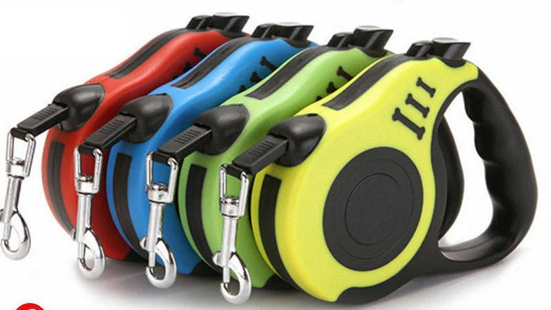 Automatic Retractable Dog Leash - Dual Size Options with Brake & Lock Safety System