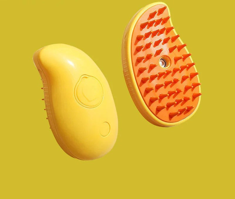 Electric Cat Steam Brush – 3-in-1 Pet Grooming Comb with Water Spray for Cats and Dogs, USB Rechargeable